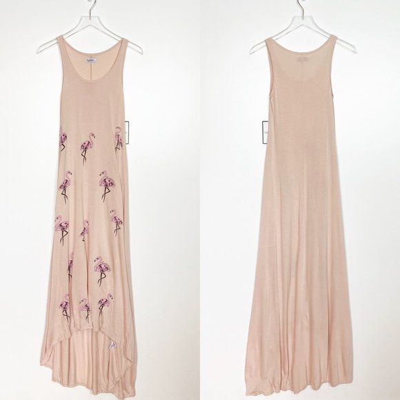 Lauren Moshi Dresses & Skirts - Lauren Moshi Flamingo Maxi Dress Blush Small